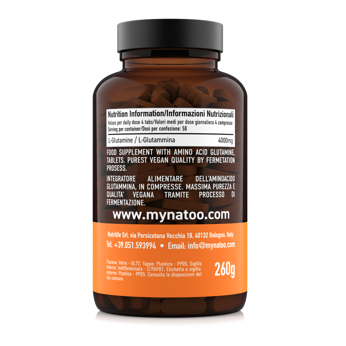 Glutammina in compresse