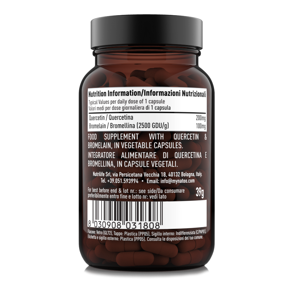 Quercetina + Bromelina