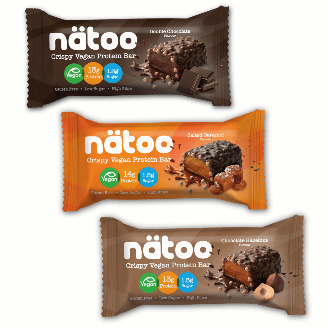 Barretta proteica vegana senza glutine natoo