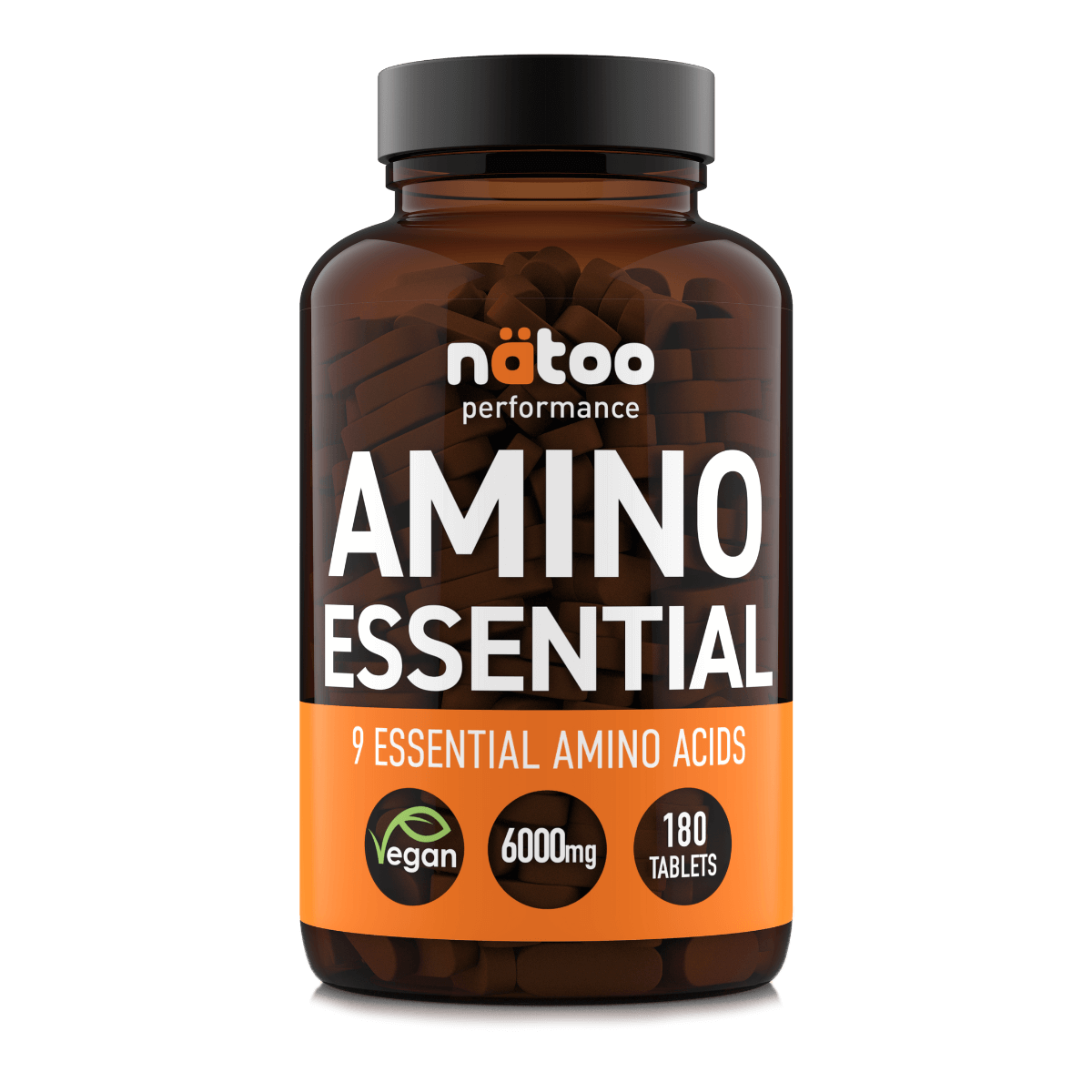 Integratore di aminoacidi essenziali EAA Natoo in compresse – immagine fronte confezione