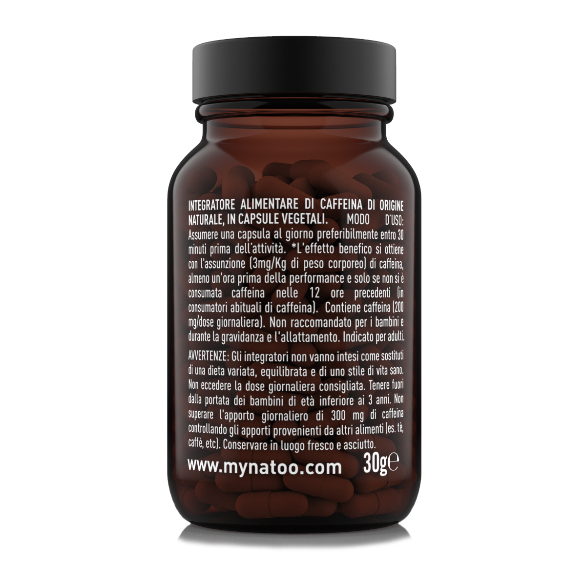 Caffeina Naturale Natoo capsule istruzioni uso avvertenze