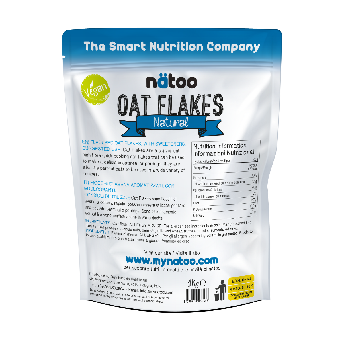 Oat Flakes 1 kg - Fiocchi d'avena