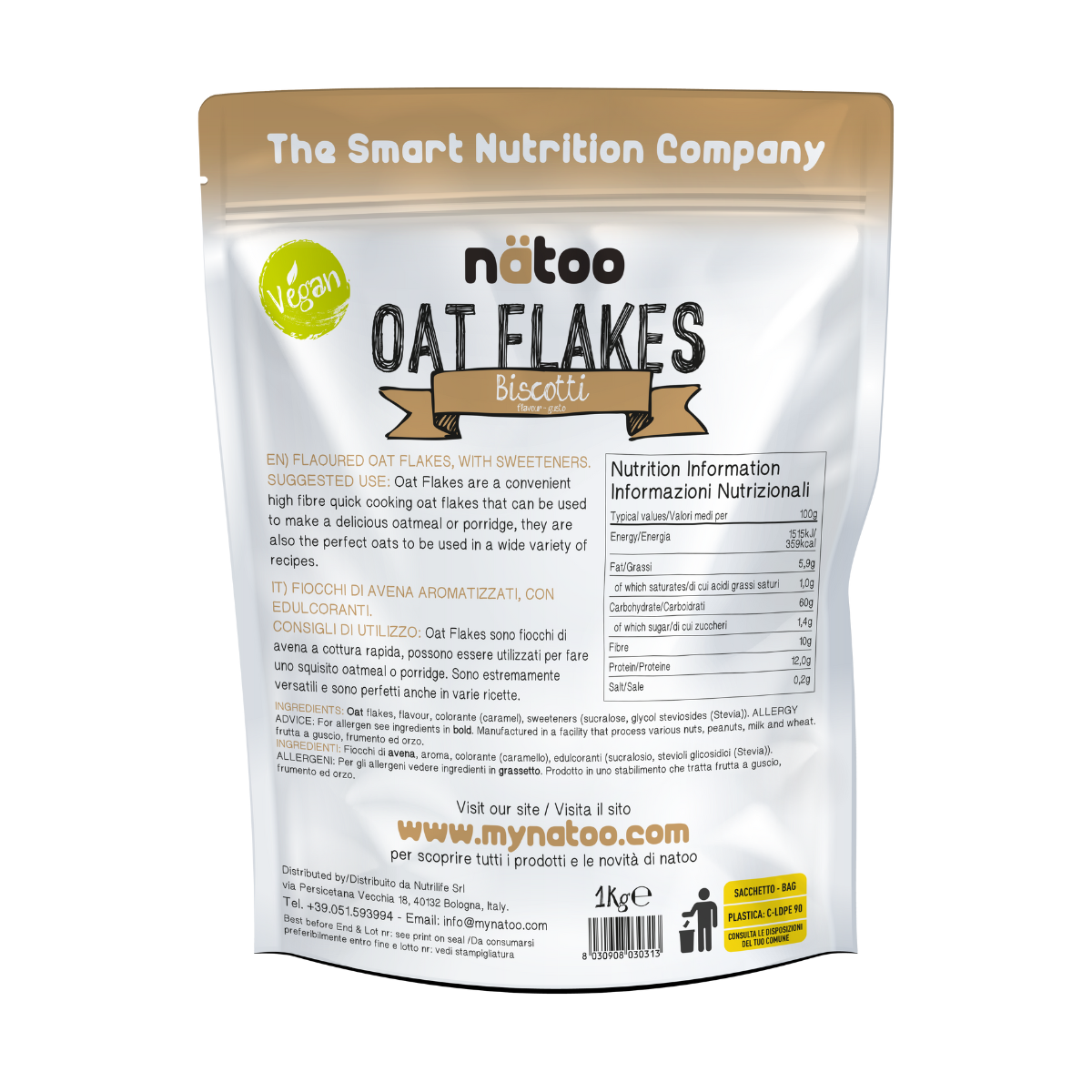 Oat Flakes 1 kg - Fiocchi d'avena