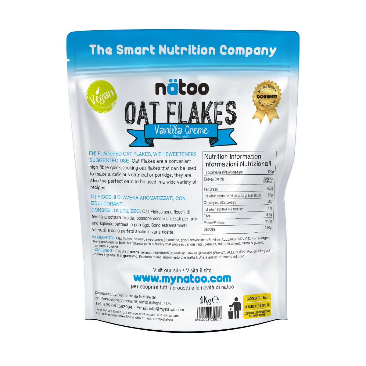 Oat Flakes 1 kg - Fiocchi d'avena