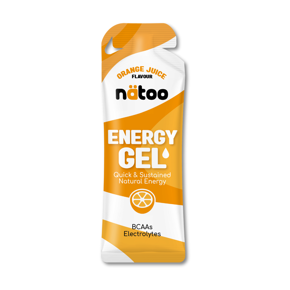 Gel energetico Nätoo gusto Orange Juice, bustina fronte