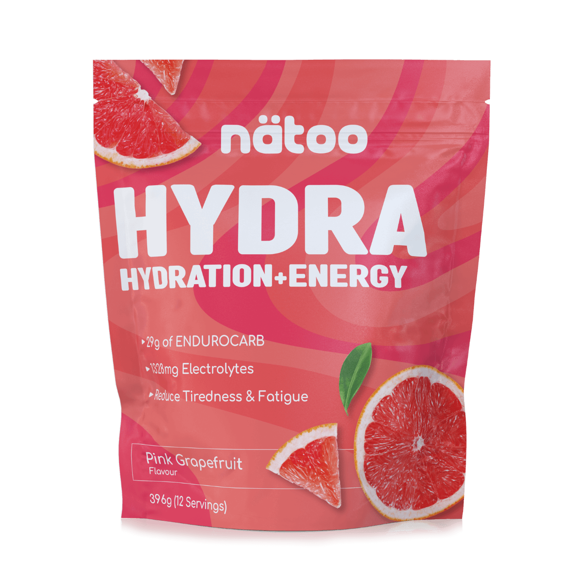 Hydra Nätoo carboidrati ed elettroliti gusto Pink Grapefruit, busta 396 g fronte