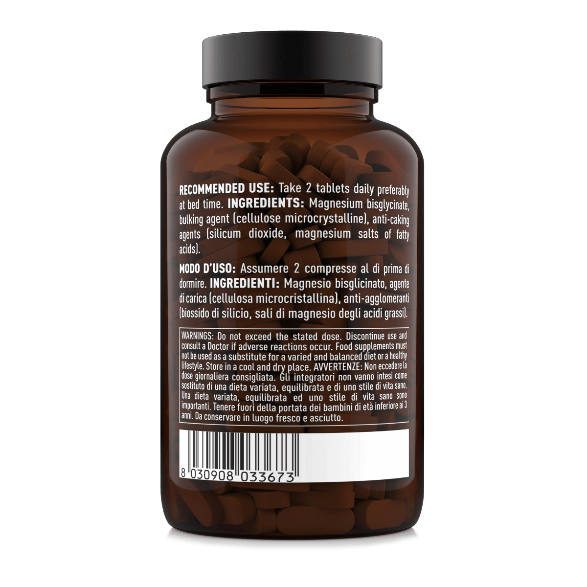 Ingredienti, modo d’uso e avvertenze del Magnesio Bisglicinato Natoo 180 compresse, magnesio chelato