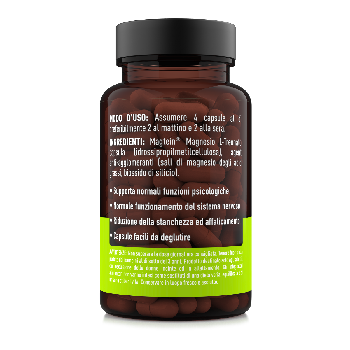 Magnesio Treonato Magtein® Natoo in capsule – modo d’uso, ingredienti e benefici