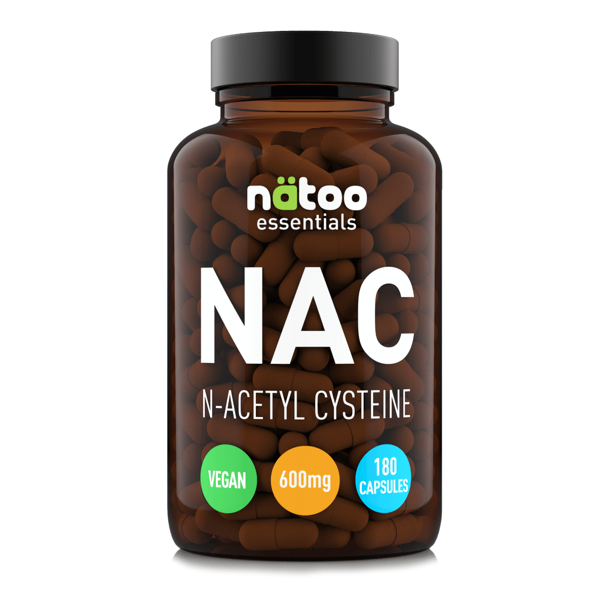 Integratore NAC 600 mg Natoo – N-Acetilcisteina 180 capsule vegetali
