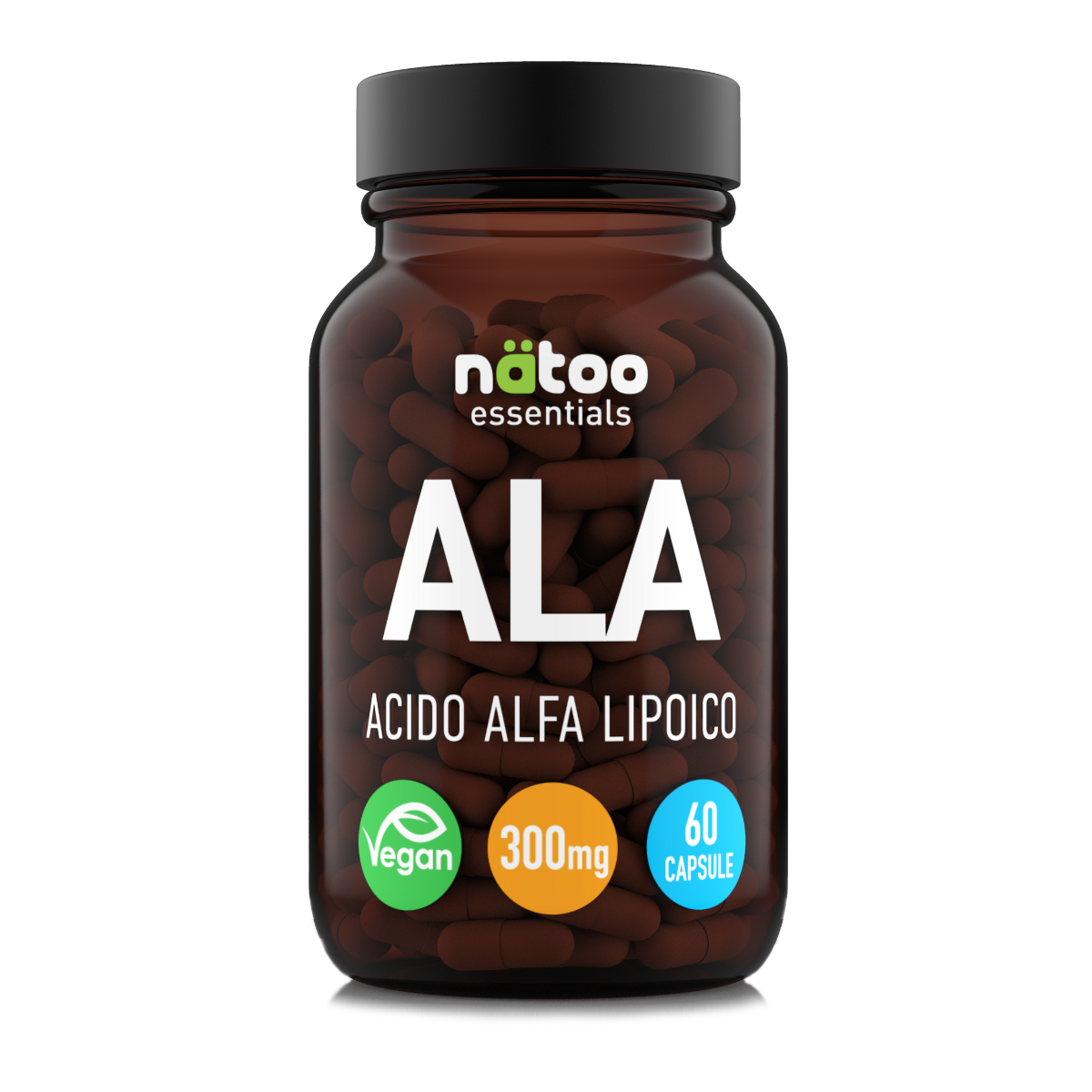Integratore Natoo Acido Alfa Lipoico 300 mg – confezione fronte