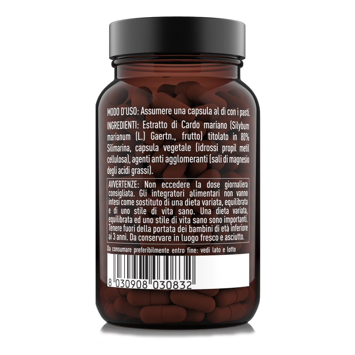 Ingredienti e modalità di utilizzo dell’integratore di silimarina da Cardo Mariano Natoo