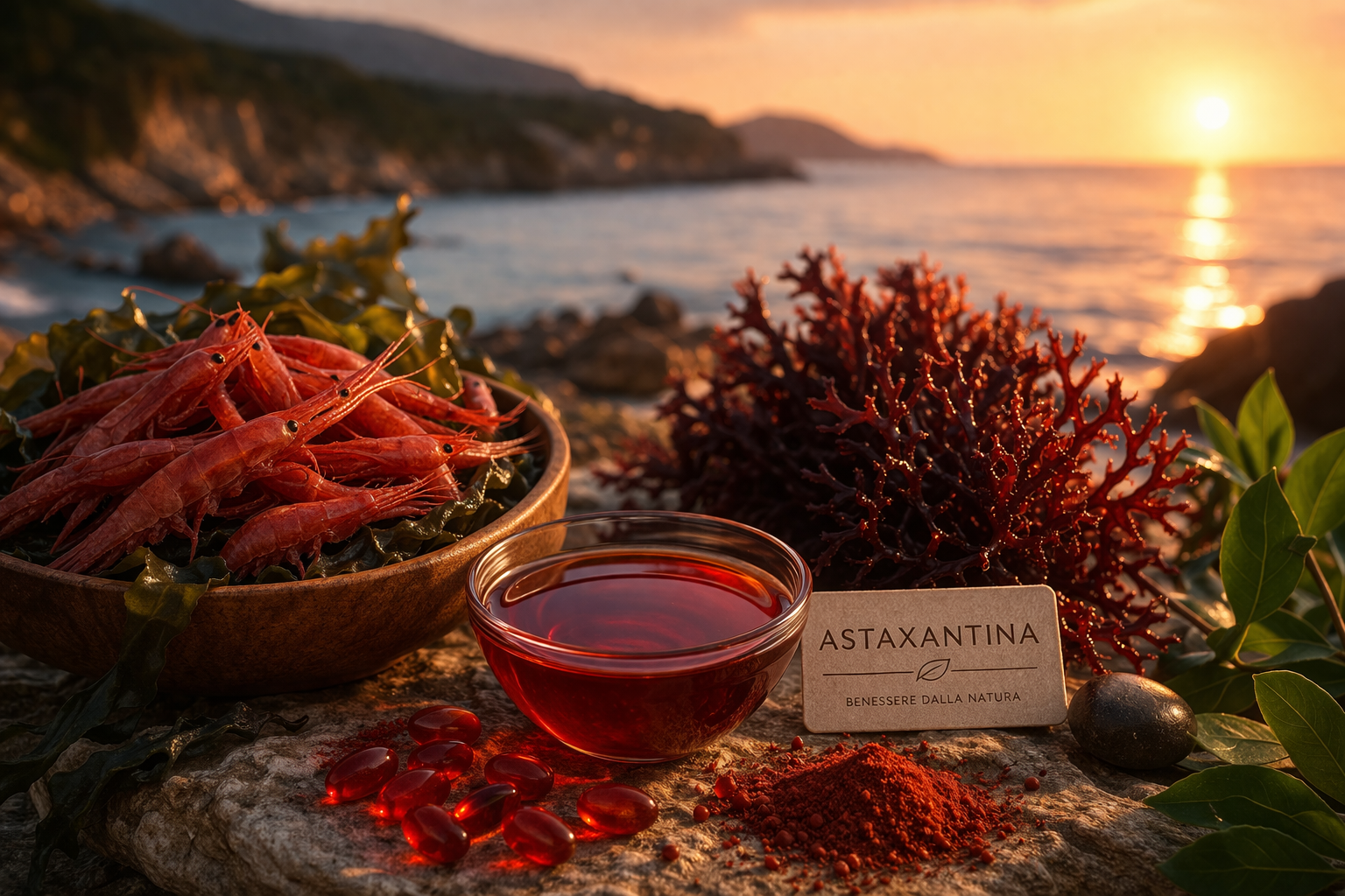 Astaxantina: cos'è, a cosa serve e come scegliere l'integratore giusto