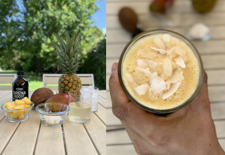 Smoothie Dissetante al Mango e Cocco con Drena Boost