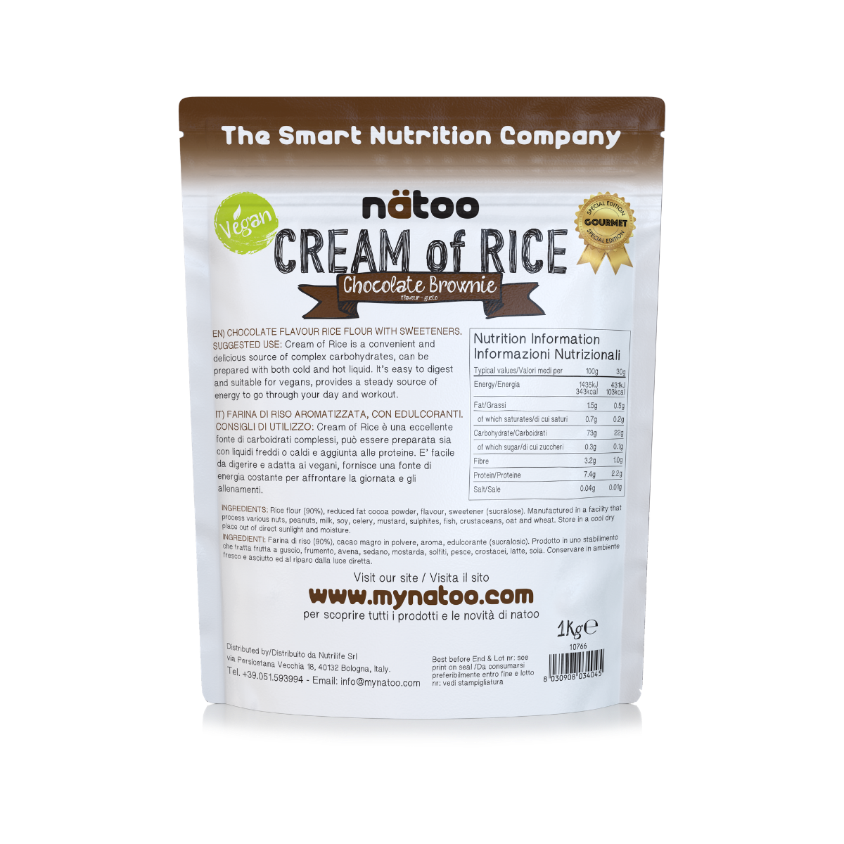 Crema di riso aromatizzata