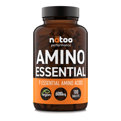 Integratore di aminoacidi essenziali EAA Natoo in compresse – immagine fronte confezione