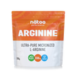 Arginina in polvere Natoo da 200 g, L-arginina micronizzata in formato vegano per sportivi