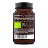 Retro etichetta Ashwagandha BIO KSM-66 60 capsule – ingredienti, modo d’uso e informazioni integratore