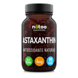 Astaxantina 4 mg oleoresina Natoo Essentials antiossidante naturale 90 perle softgel flacone frontale