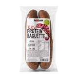 Baguette proteica low carb Natoo con 30% di proteine, pane proteico ricco di fibre con semi di lino, girasole e sesamo
