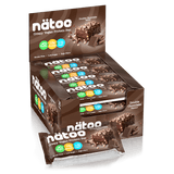 Barretta proteica vegana Nätoo gusto Double Chocolate – 13g di proteine, low sugar