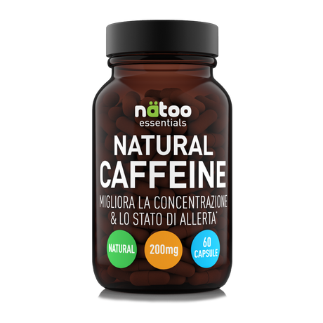 Caffeina Naturale Natoo 200 mg barattolo fronte