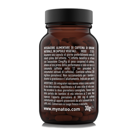 Caffeina Naturale Natoo capsule istruzioni uso avvertenze