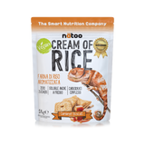 Crema di riso aromatizzata Caramel Biscuit Natoo 1kg farina di riso istantanea per colazione e palestra