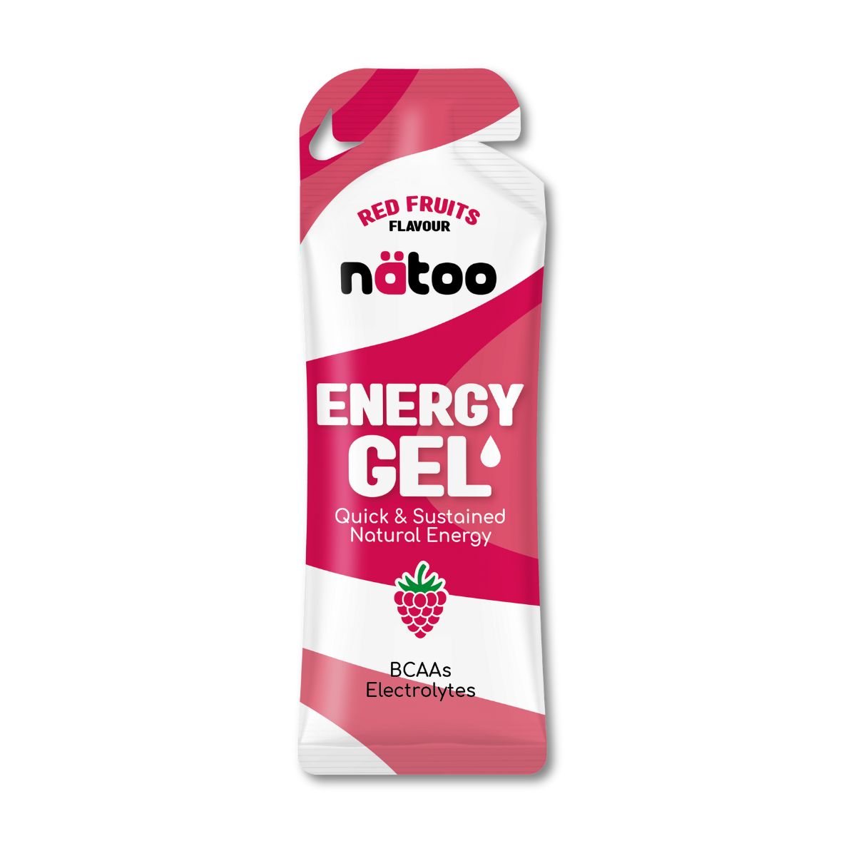 Gel energetico Nätoo gusto Red Fruits, bustina fronte