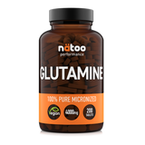 Glutammina in compresse Nätoo, L-Glutammina pura, barattolo fronte