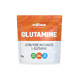 Glutammina in polvere Nätoo 200 g, L-Glutammina pura, barattolo fronte