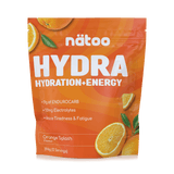 Hydra Nätoo carboidrati ed elettroliti gusto Orange Splash, busta 396 g fronte