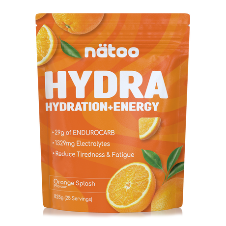 Hydra Nätoo gusto Orange Splash, busta convenienza 825 g fronte