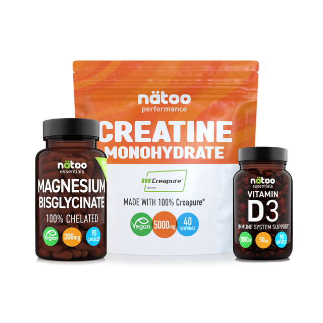Donna 40+ Pack Nätoo con creatina Creapure®, vitamina D3 2000 UI e magnesio bisglicinato