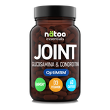 Joint Nätoo, glucosamina e condroitina con OptiMSM®, barattolo in vetro da 60 capsule