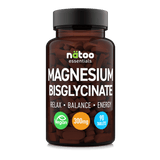 Magnesio Bisglicinato Natoo da 90 compresse, integratore di magnesio in forma chelata ad alta tollerabilità