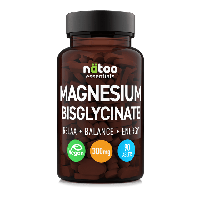 Magnesio Bisglicinato Natoo da 90 compresse, integratore di magnesio in forma chelata ad alta tollerabilità