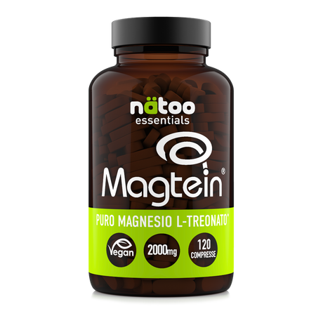 Magnesio Treonato Magtein® MyNatoo in compresse – integrazione prolungata per memoria e concentrazione, barattolo da 120 compresse
