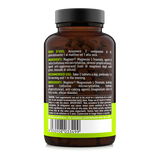 Etichetta posteriore del Magnesio Treonato Magtein® MyNatoo da 120 compresse con composizione e indicazioni d’uso