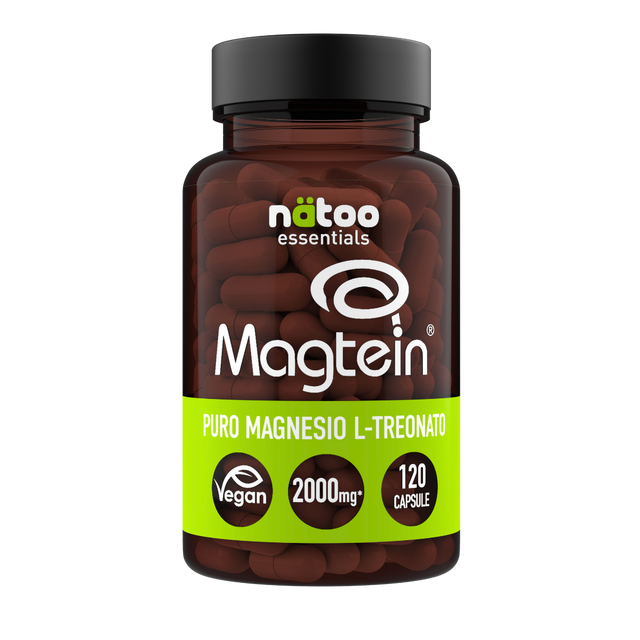 Magnesio Treonato Magtein® Natoo in capsule – integratore di magnesio L-treonato da 120 capsule