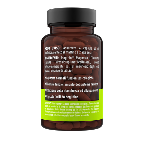 Magnesio Treonato Magtein® Natoo in capsule – modo d’uso, ingredienti e benefici