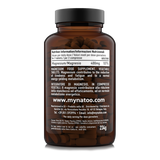 Tabella nutrizionale Magnesium Complex Natoo 180 compresse, magnesio completo con citrato, carbonato e bisglicinato