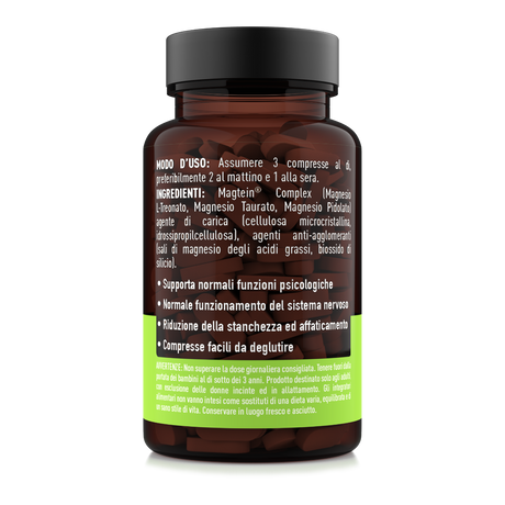 Magtein Complex Natoo con magnesio L-treonato Magtein, magnesio taurato e magnesio pidolato - Modo d'uso e ingredienti