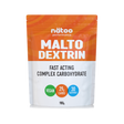 Maltodestrine in polvere Nätoo, busta da 900 g gusto neutro, fronte