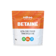 Busta Nätoo Betaine Ultra-Pure Powder Trimethylglycine – 1500mg di Betaina Trimetilglicina pura per dose, 133 porzioni, vegana Made in Italy, vista frontale