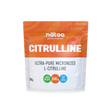 Busta Nätoo Citrulline Ultra-Pure Micronized L-Citrullina 3500mg – 200g, 57 porzioni, vegana e senza glutine Made in Italy, vista frontale