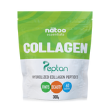 Busta Nätoo Collagen Essentials con Peptan® Hydrolized Collagen Peptides – polvere neutra 300g 60 porzioni, per articolazioni e bellezza, vista frontale