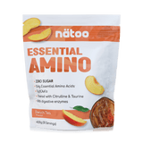 Confezione Nätoo Essential Amino gusto Peach Tea formato 420g (30 porzioni) – integratore di aminoacidi essenziali EAA e BCAA 2:1:1, zero zuccheri, con Glutammina, Citrullina e Taurina ed enzimi digestivi