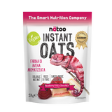 Confezione Nätoo Instant Oats farina d'avena istantanea gusto Raspberry White Chocolate 1kg – farina d'avena gourmet ricca di fibre e beta-glucani, basso indice glicemico, vegan