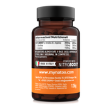 Tabella nutrizionale Nitro Boost Nätoo: 1500 mg di L-citrullina e 1500 mg di L-arginina per dose