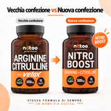 Nitro Boost Nätoo: confronto tra la vecchia e la nuova veste grafica del barattolo
